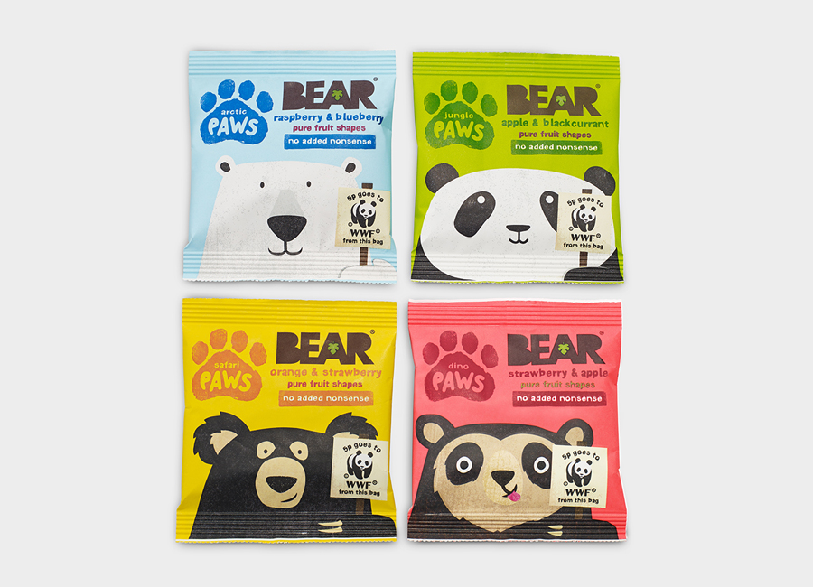 熊爪零食包裝設(shè)計(jì) 引起對(duì)瀕危動(dòng)物的關(guān)注(圖3)
