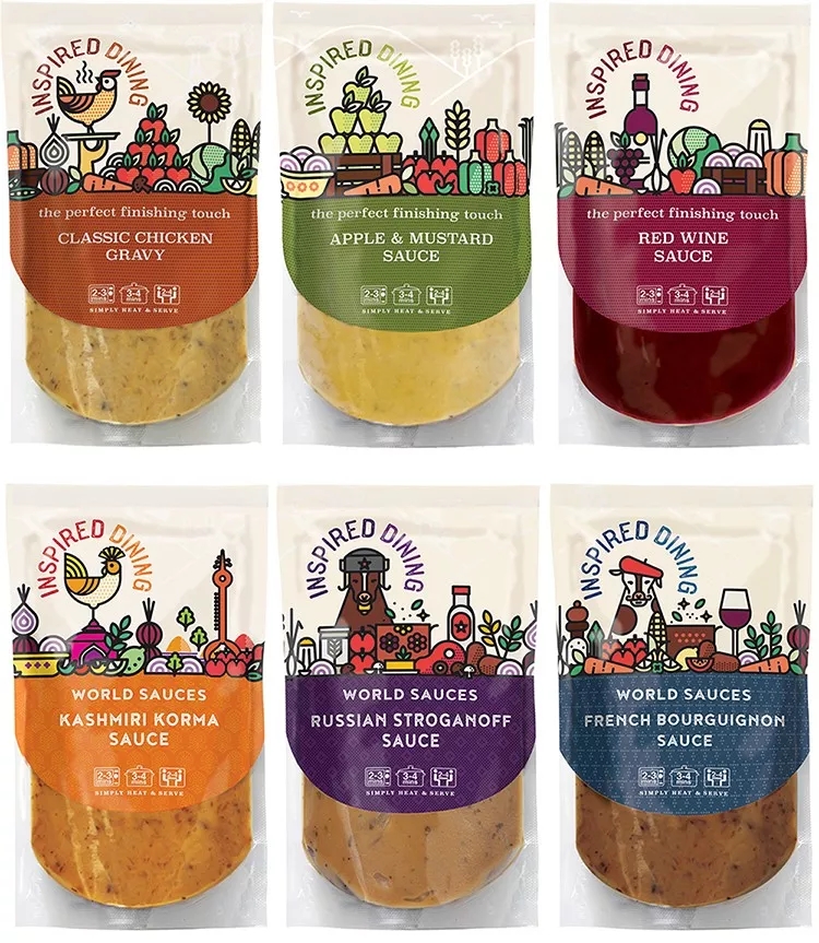 一款靠插畫撐起來的醬料包裝設(shè)計(jì)欣賞(圖4)