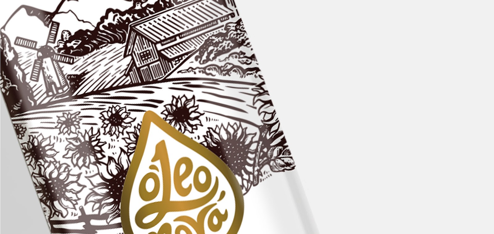 葵花油“Oleo Nova”的商標(biāo)和標(biāo)簽包裝設(shè)計(jì)(圖3)