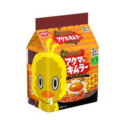 袋裝雞肉拉面食品包裝設(shè)計(jì)(圖1)