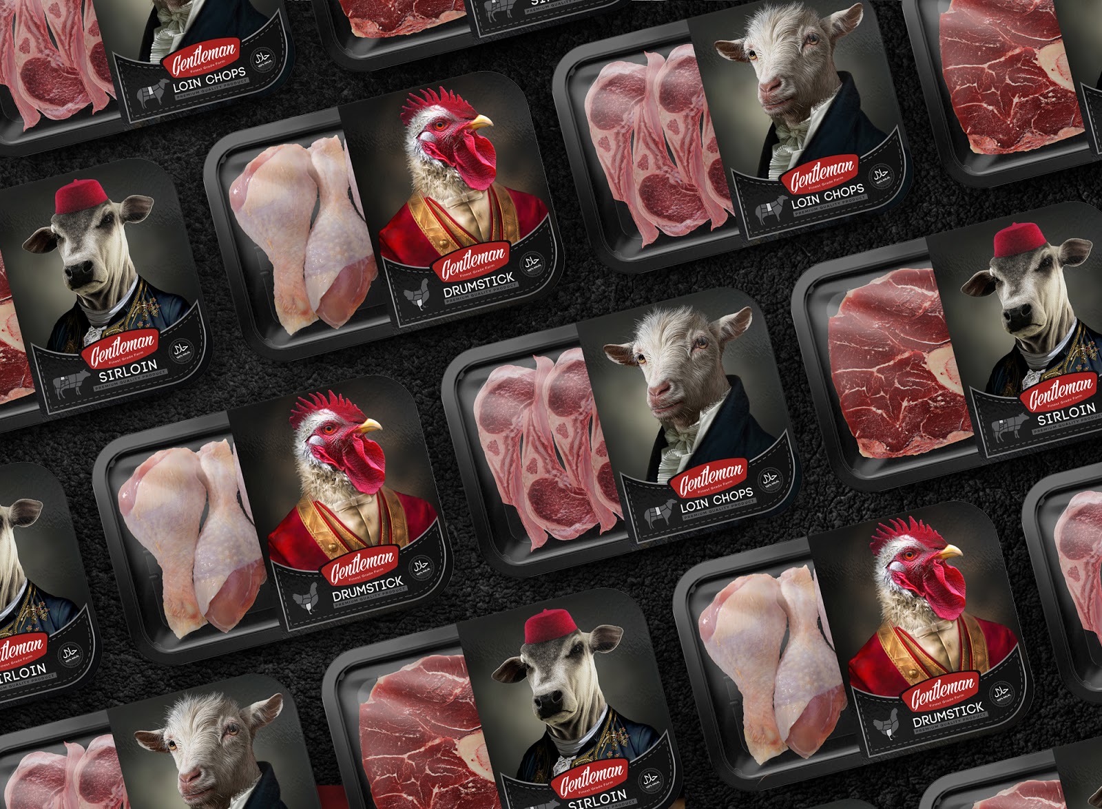 冷鮮冰鮮牛肉羊肉雞肉包裝設(shè)計(圖3) 冷鮮冰鮮牛肉羊肉雞肉包裝設(shè)計(圖3)