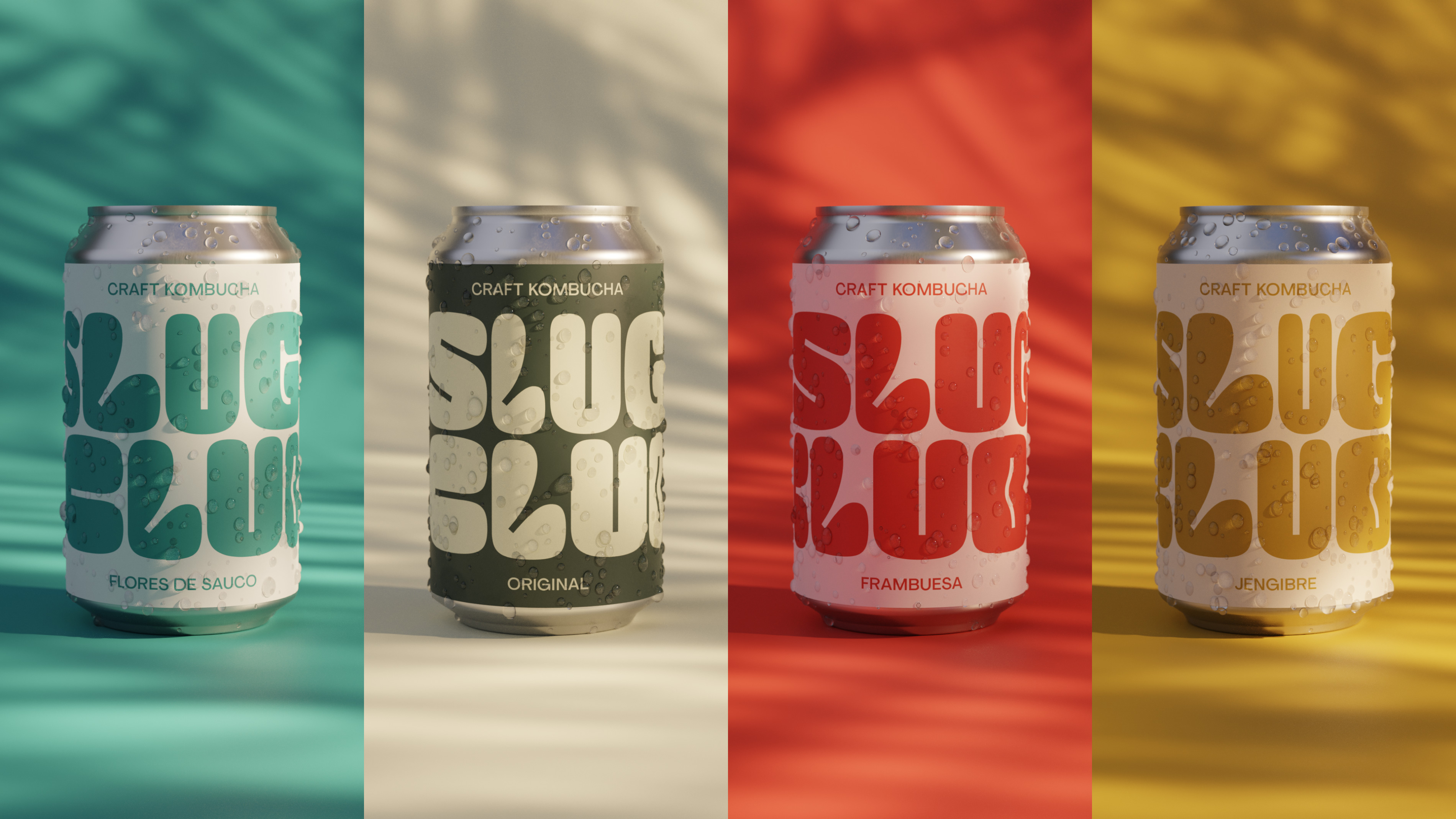 Slug Club康普茶飲料這樣包裝，創(chuàng)造出一種意想不到的精美美學(圖1)