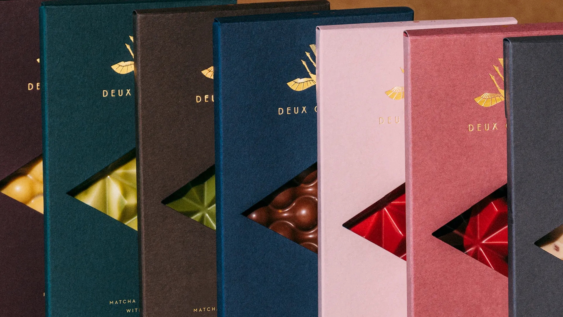 Deux Cranes巧克力品牌包裝設(shè)計(圖1)