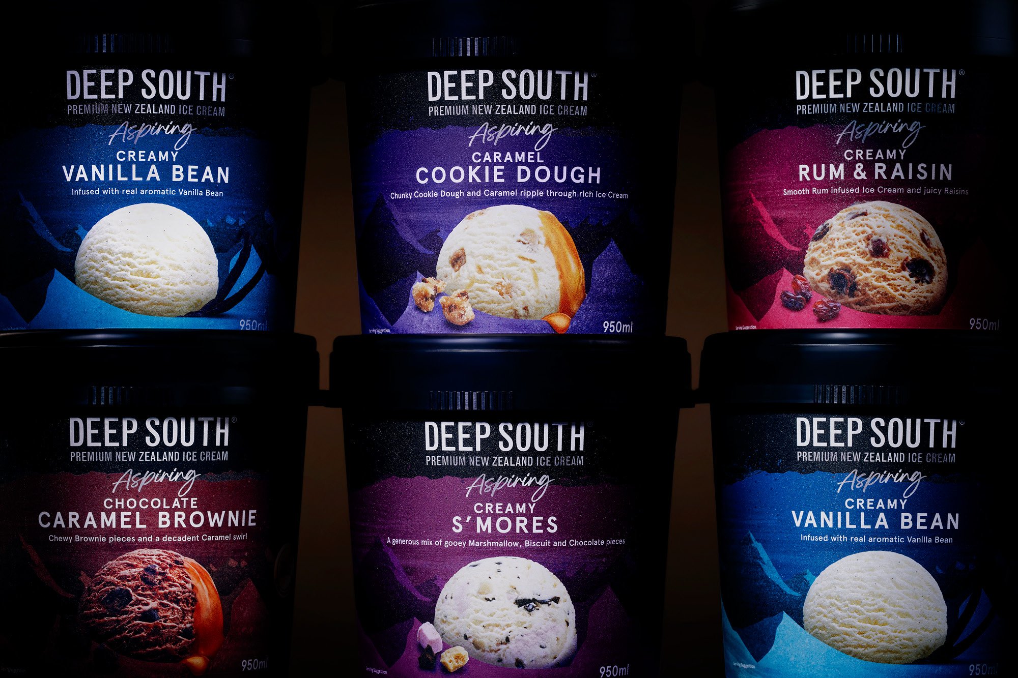 Deep South 冰淇淋產(chǎn)品創(chuàng)意包裝設(shè)計(jì)欣賞(圖1)