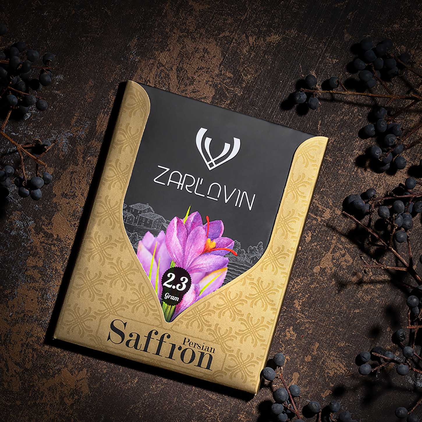 Zerlavin出口藏紅花包裝的信封設(shè)計(圖1)