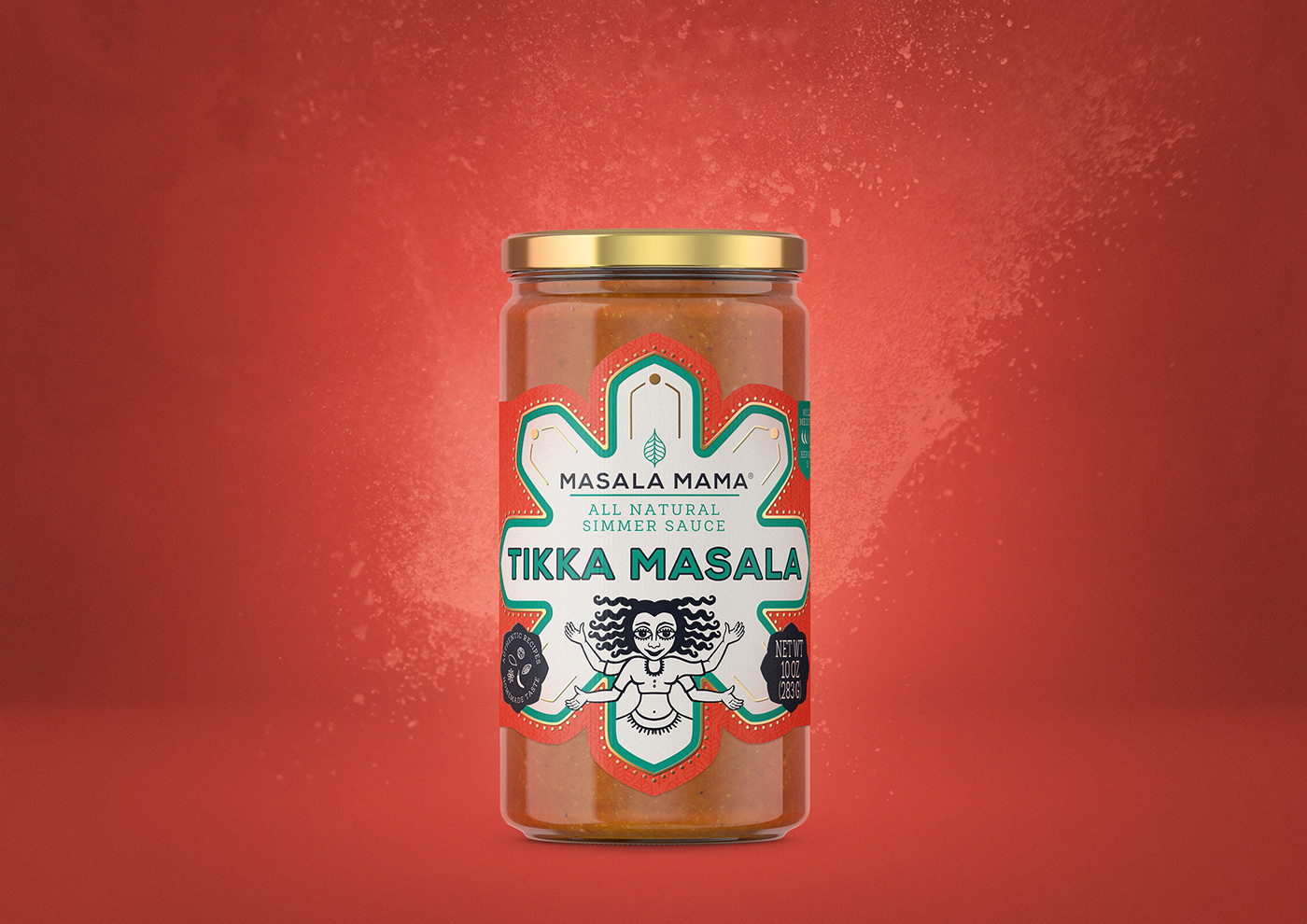 Masala Mama醬料系列包裝設計參考(圖4)