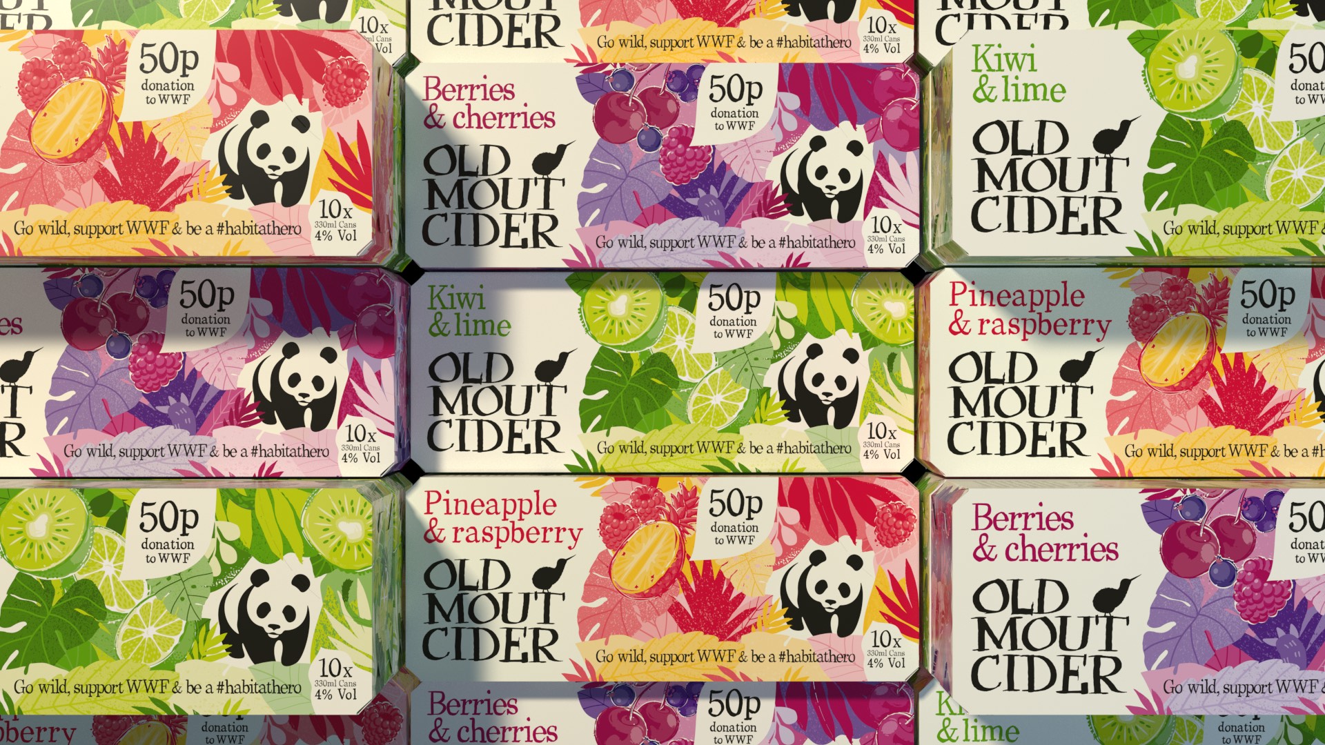 OldMou蘋果酒的限量版包裝這樣設(shè)計在貨架上脫穎而出(圖1)