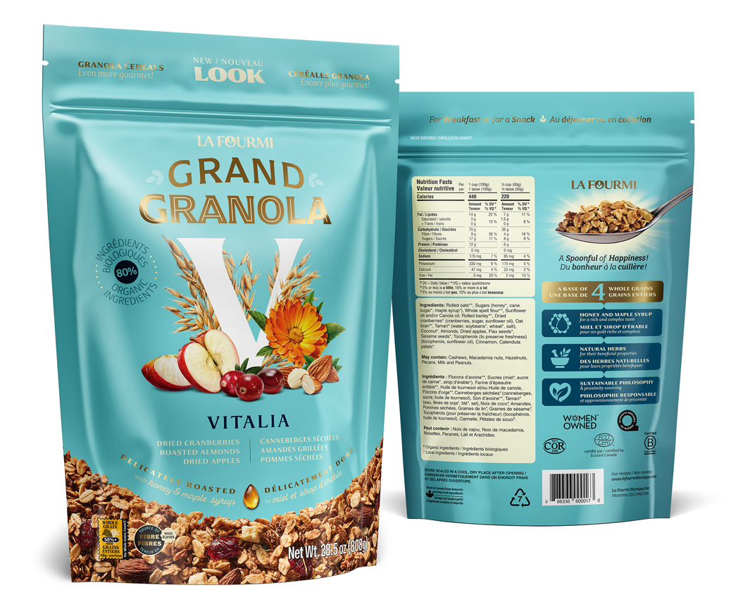 Grand Granola 麥片系列產(chǎn)品包裝設計(圖3)