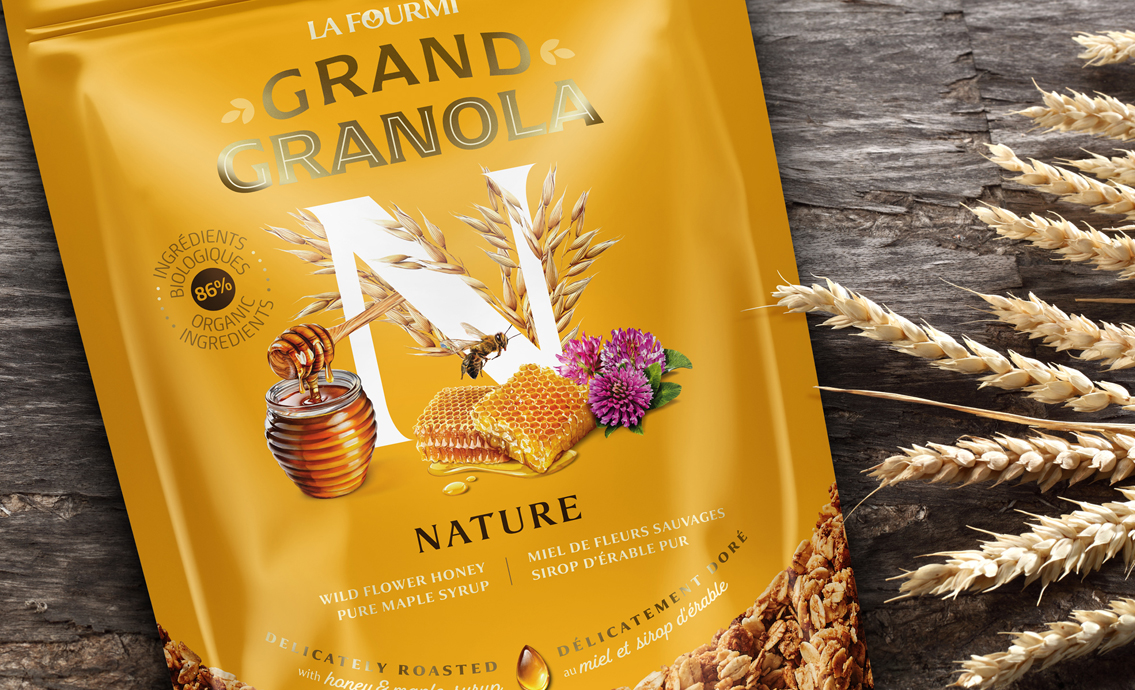 Grand Granola 麥片系列產(chǎn)品包裝設計(圖4)