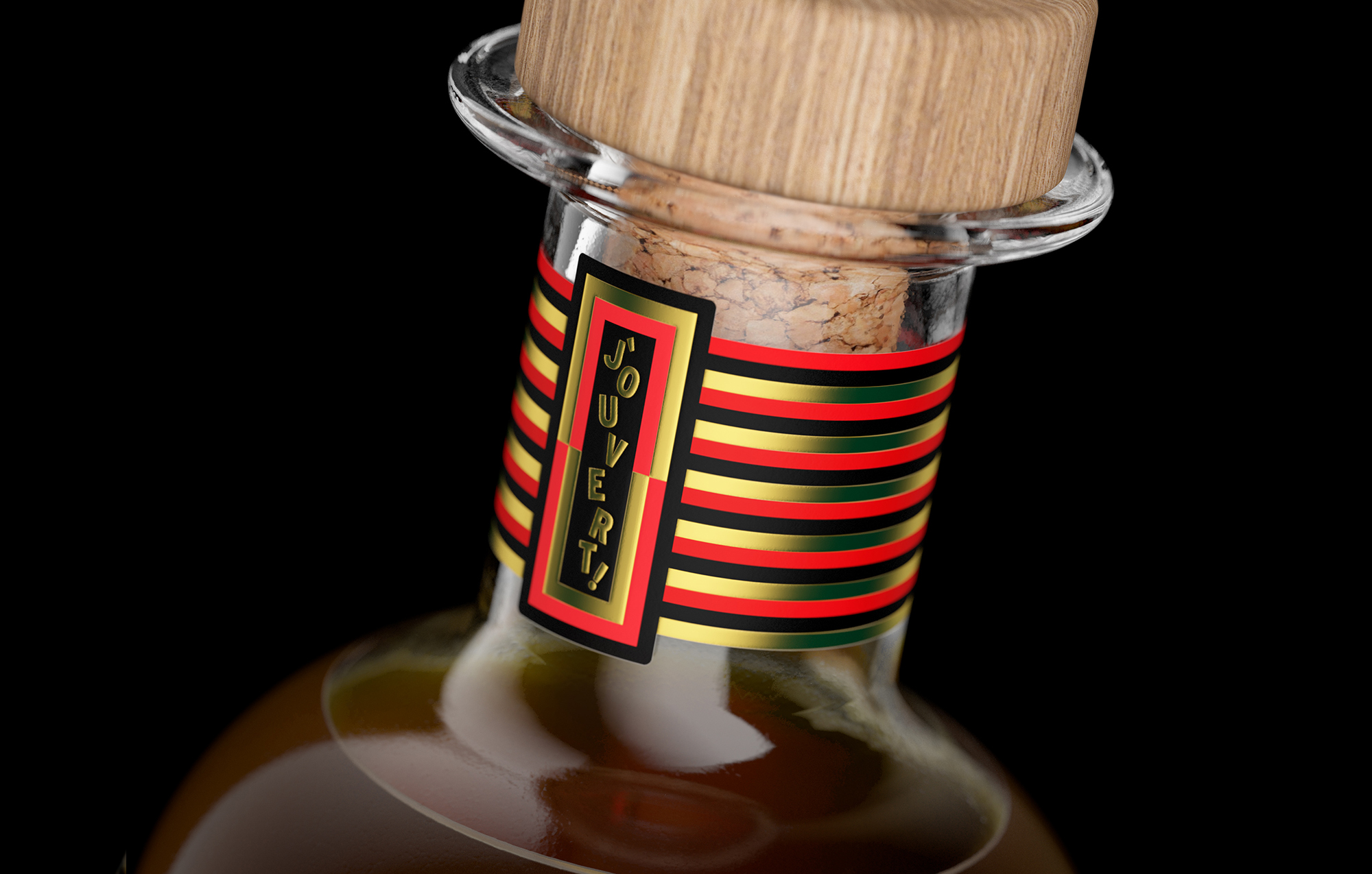 Tamboo朗姆酒包裝設(shè)計這樣做賦予品牌一種大膽而充滿活力的態(tài)度(圖4)