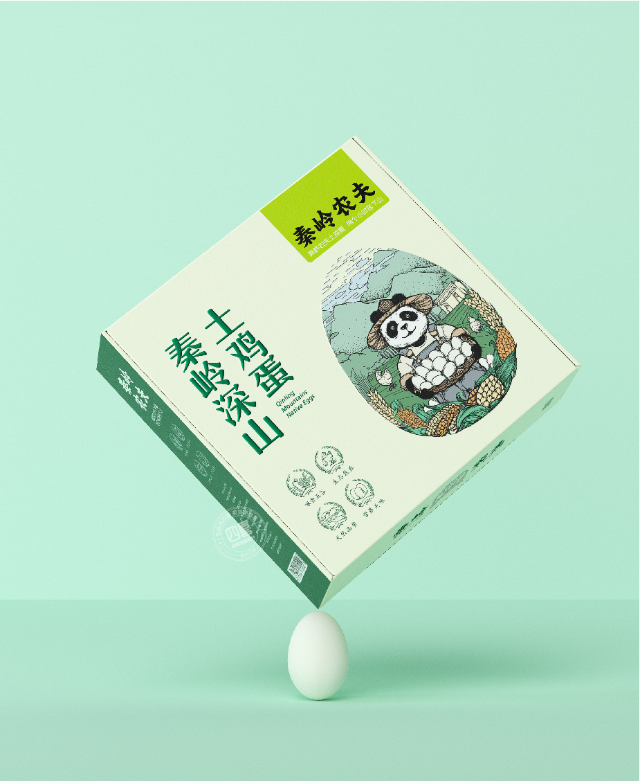 西安土雞蛋包裝盒如何設(shè)計(jì)好賣貨(圖1)