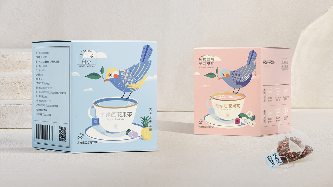 花果茶包裝如何設(shè)計(jì)可以快速打造品牌(圖2)