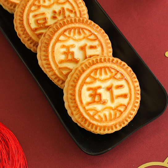 桃李 提漿京式月餅 五仁 500g包裝禮盒產(chǎn)品包裝創(chuàng)意設(shè)計欣賞(圖4)