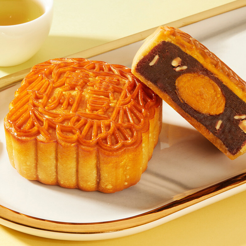 利口福 八星禮月月餅禮盒 8餅5味 1.26kg包裝禮盒產(chǎn)品包裝創(chuàng)意設計欣賞(圖2)