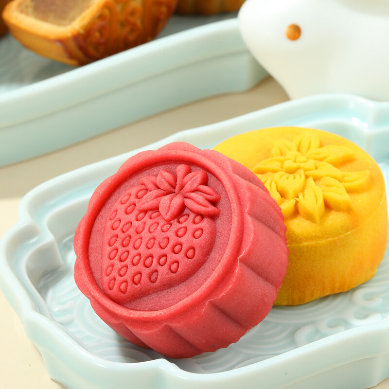 weiziyuan 味滋源 月上好運 廣式月餅禮盒  8餅8味 520g包裝禮盒產(chǎn)品包裝創(chuàng)意設(shè)計欣賞(圖5)