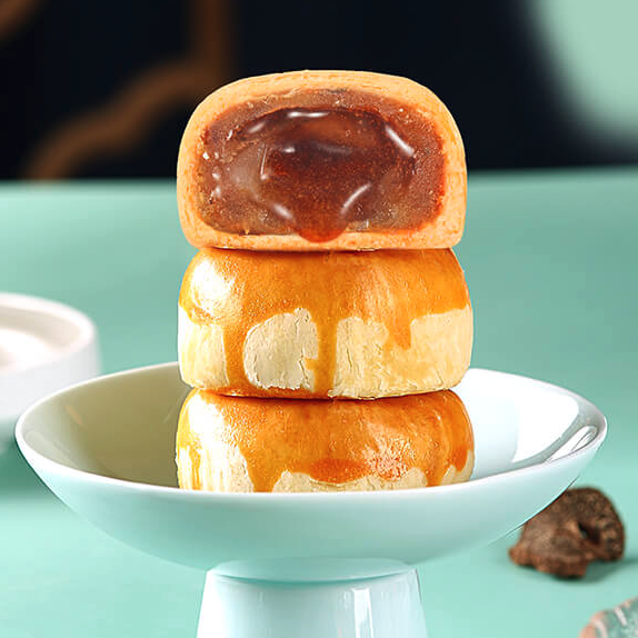 鮮品屋 鮮品金秋 廣式月餅 10餅8味 630g*2盒 禮盒裝包裝禮盒產(chǎn)品包裝創(chuàng)意設(shè)計(jì)欣賞(圖2)