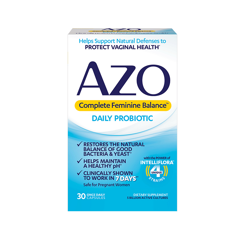AZO 女性平衡益生菌 30粒保健產(chǎn)品包裝創(chuàng)意設(shè)計欣賞(圖1)