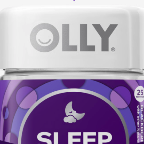 OLLY 褪黑素 睡眠自由罐 黑莓薄荷味 50粒保健產品包裝創(chuàng)意設計欣賞(圖3)
