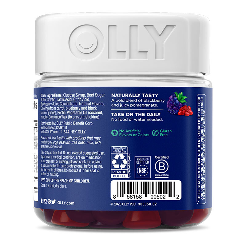 OLLY 男士復合維生素Q10 90粒保健產品包裝創(chuàng)意設計欣賞(圖2)