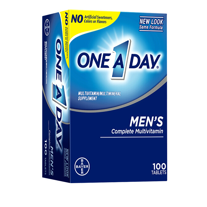 ONE A DAY 男士復(fù)合維生素 100粒保健產(chǎn)品包裝創(chuàng)意設(shè)計欣賞(圖2)