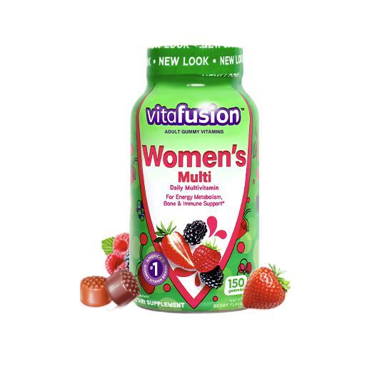 vitafusion 女士維生素軟糖 150粒保健產(chǎn)品包裝創(chuàng)意設(shè)計(jì)欣賞(圖3)