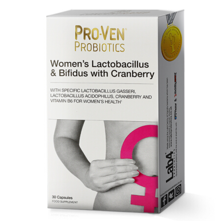 ProVen 女性蔓越莓益生菌膠囊 30粒保健產(chǎn)品包裝創(chuàng)意設(shè)計(jì)欣賞(圖1)