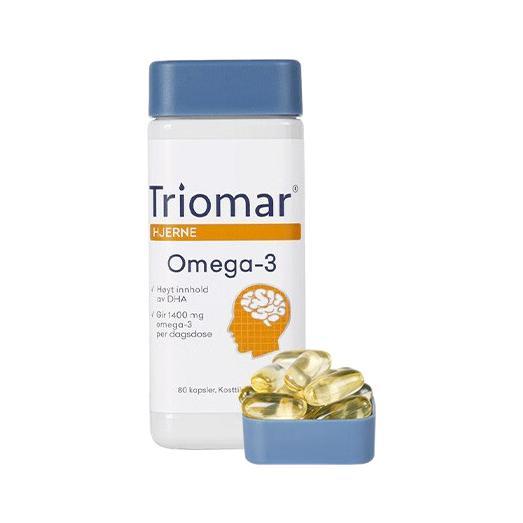 Triomar 大腦魚油 80粒保健產(chǎn)品包裝創(chuàng)意設(shè)計(jì)欣賞(圖1)