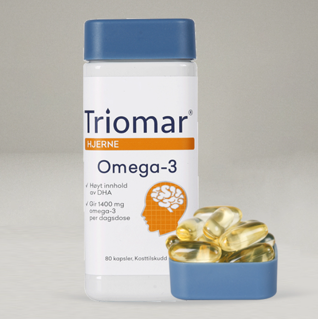 Triomar 大腦魚油 80粒保健產(chǎn)品包裝創(chuàng)意設(shè)計(jì)欣賞(圖2)