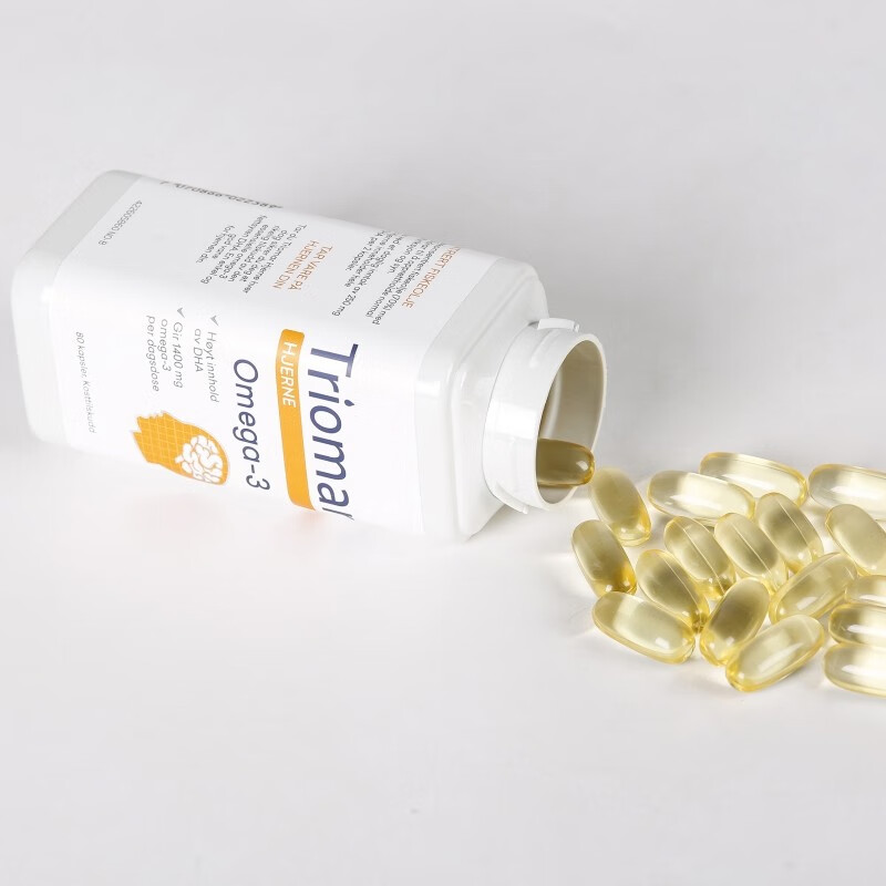 Triomar 大腦魚油 80粒保健產(chǎn)品包裝創(chuàng)意設(shè)計(jì)欣賞(圖5)