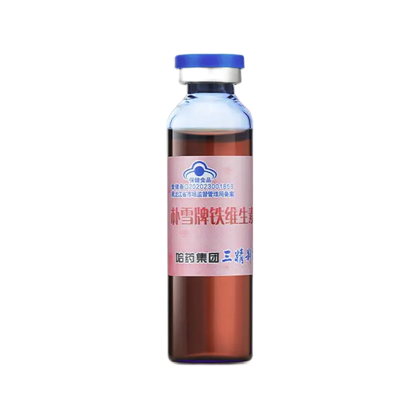 哈藥六牌 樸雪牌鐵維生素B12口服液 900ml保健產(chǎn)品包裝創(chuàng)意設(shè)計欣賞(圖2)