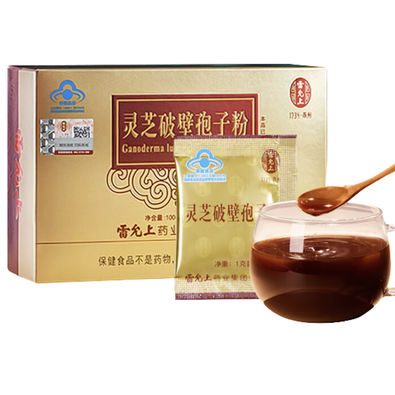 雷允上 破壁靈芝孢子粉保健產(chǎn)品包裝創(chuàng)意設(shè)計(jì)欣賞(圖4)