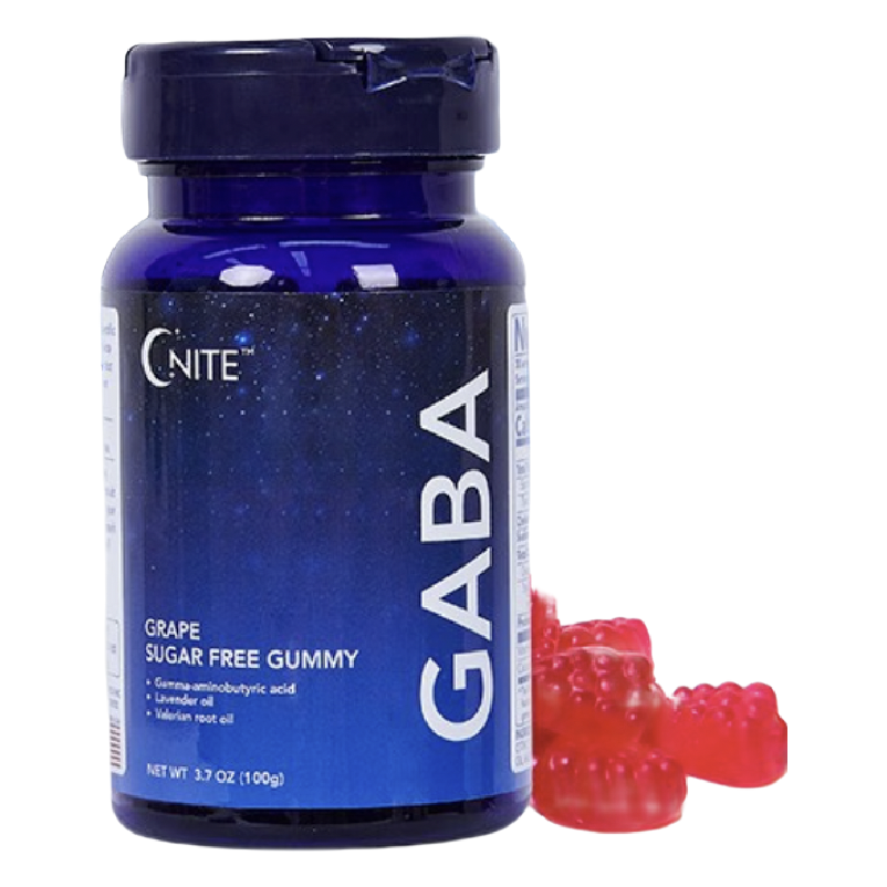 GNITE GABA 褪黑素軟糖 葡萄味 100g保健產(chǎn)品包裝創(chuàng)意設(shè)計(jì)欣賞(圖3)
