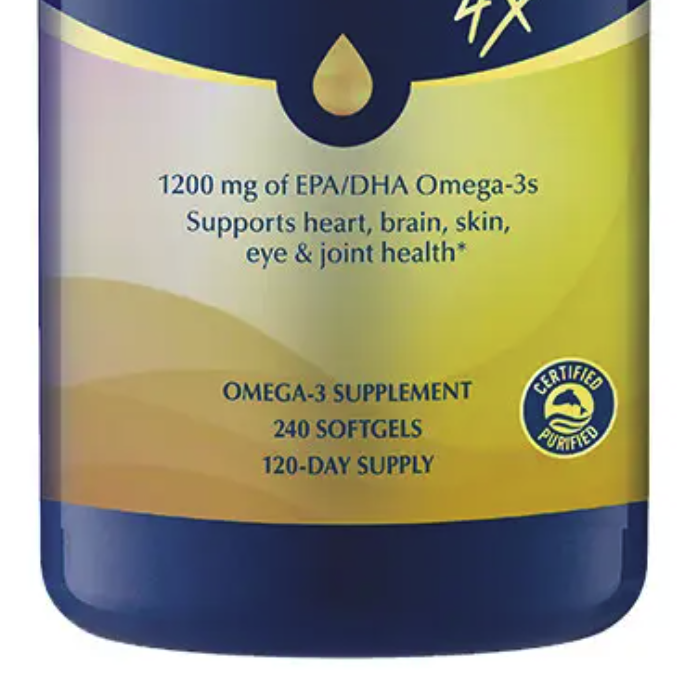GNC 健安喜 四倍濃縮鉑金魚油 240粒保健產(chǎn)品包裝創(chuàng)意設計欣賞(圖2)