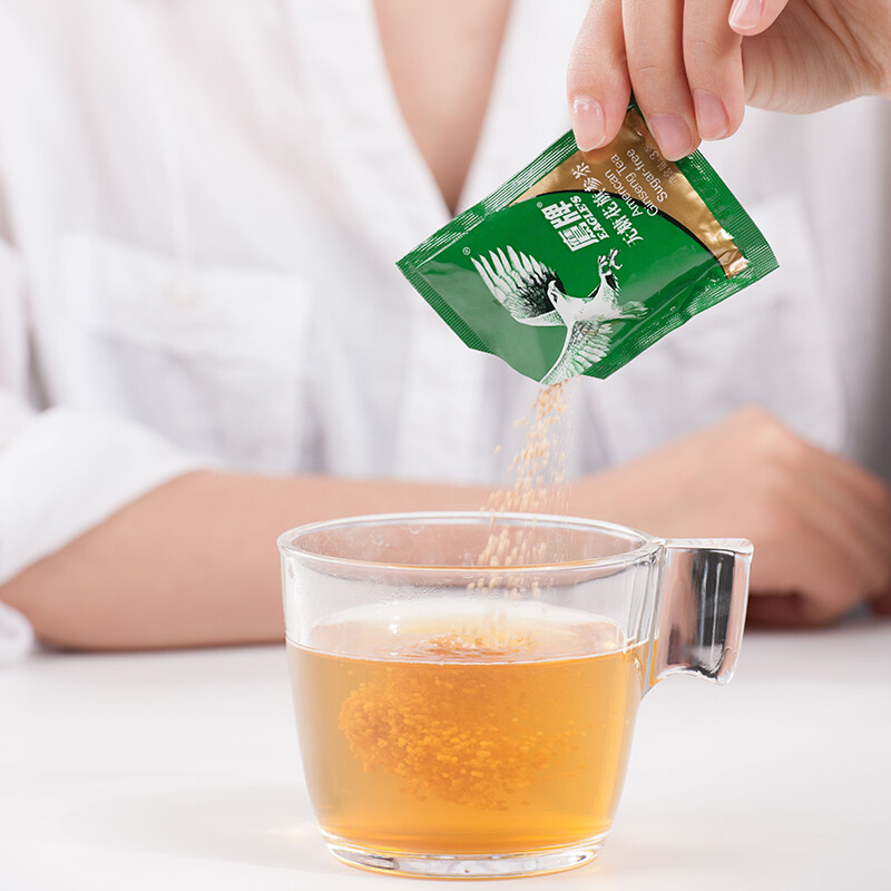 HAWKS 鷹牌 無(wú)糖花旗參茶 3g*48袋 禮盒裝保健產(chǎn)品包裝創(chuàng)意設(shè)計(jì)欣賞(圖4)