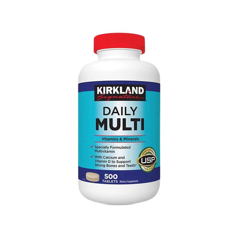 KIRKLAND Signature 科克蘭 復(fù)合維生素 500粒保健產(chǎn)品包裝創(chuàng)意設(shè)計欣賞(圖1)