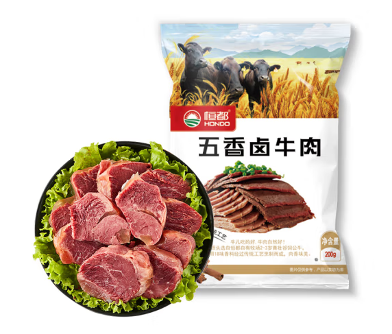 鹵牛肉包裝設計要素(圖1)