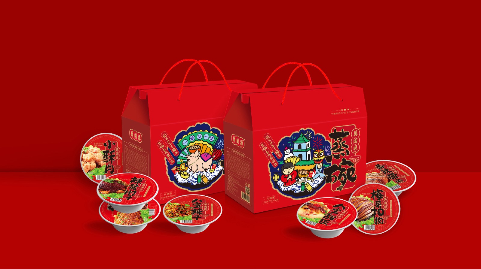 萬闔源盒馬鮮生預(yù)制菜包裝升級(jí)設(shè)計(jì)(圖1)