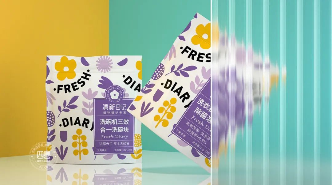 線上線下大不同，“清新日記”用品牌識(shí)別包裝開創(chuàng)電商新品類品牌(圖2)