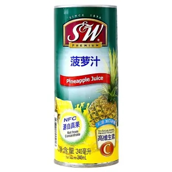 灌裝菠蘿汁包裝設(shè)計作品欣賞(圖1)