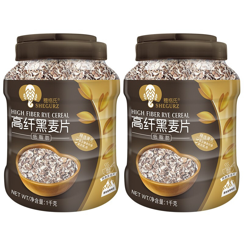 高纖黑麥片包裝罐如何設(shè)計(圖1)