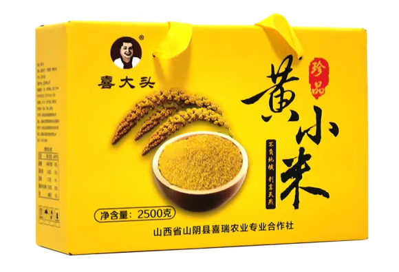 禮盒裝黃小米包裝設(shè)計(jì)怎么做好賣貨(圖1)