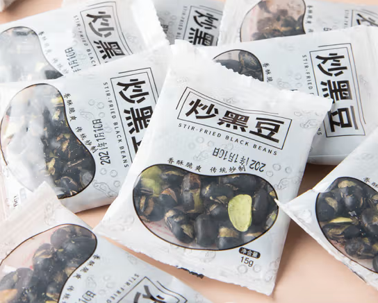 即食炒黑豆包裝設(shè)計作品欣賞(圖1)