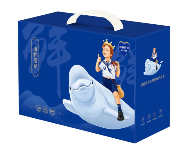 冷凍鱸魚禮盒包裝設(shè)計(jì)作品欣賞(圖1)