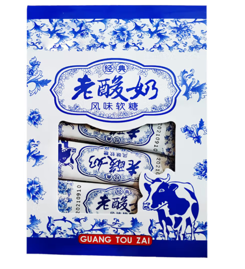 老酸奶風(fēng)味軟糖包裝設(shè)計(jì)作品欣賞(圖1)