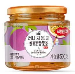 蜂蜜百香果茶包裝瓶設(shè)計(jì)欣賞(圖1)