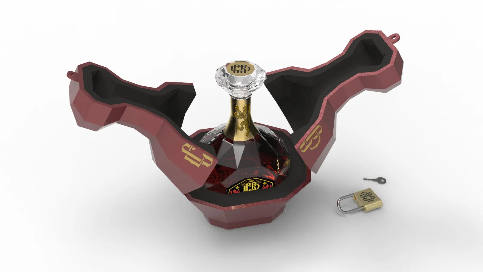 白蘭地酒創(chuàng)意包裝設計要素有哪些(圖1)