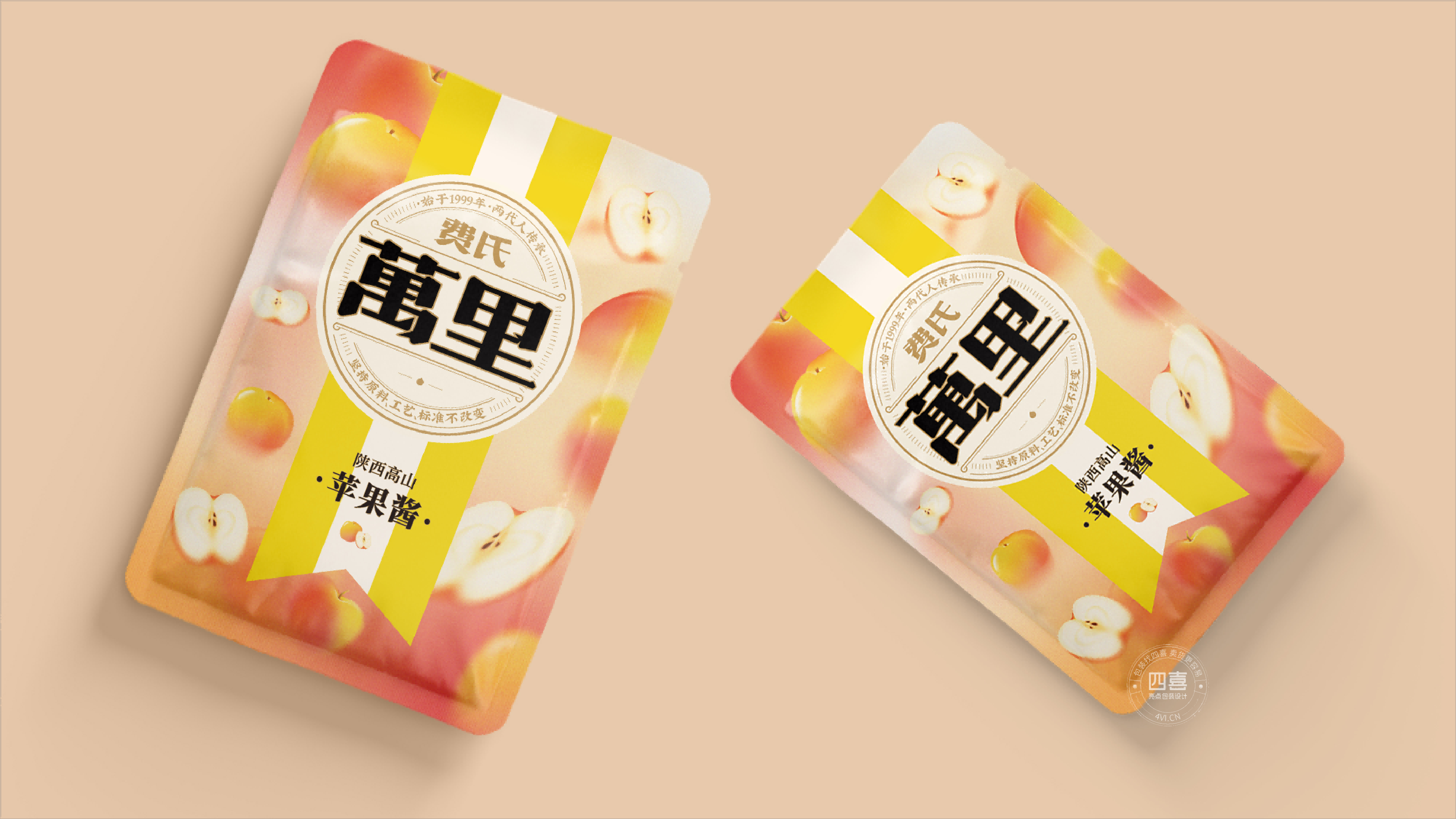 費(fèi)氏萬里蘋果醬包裝設(shè)計(jì)(圖5)