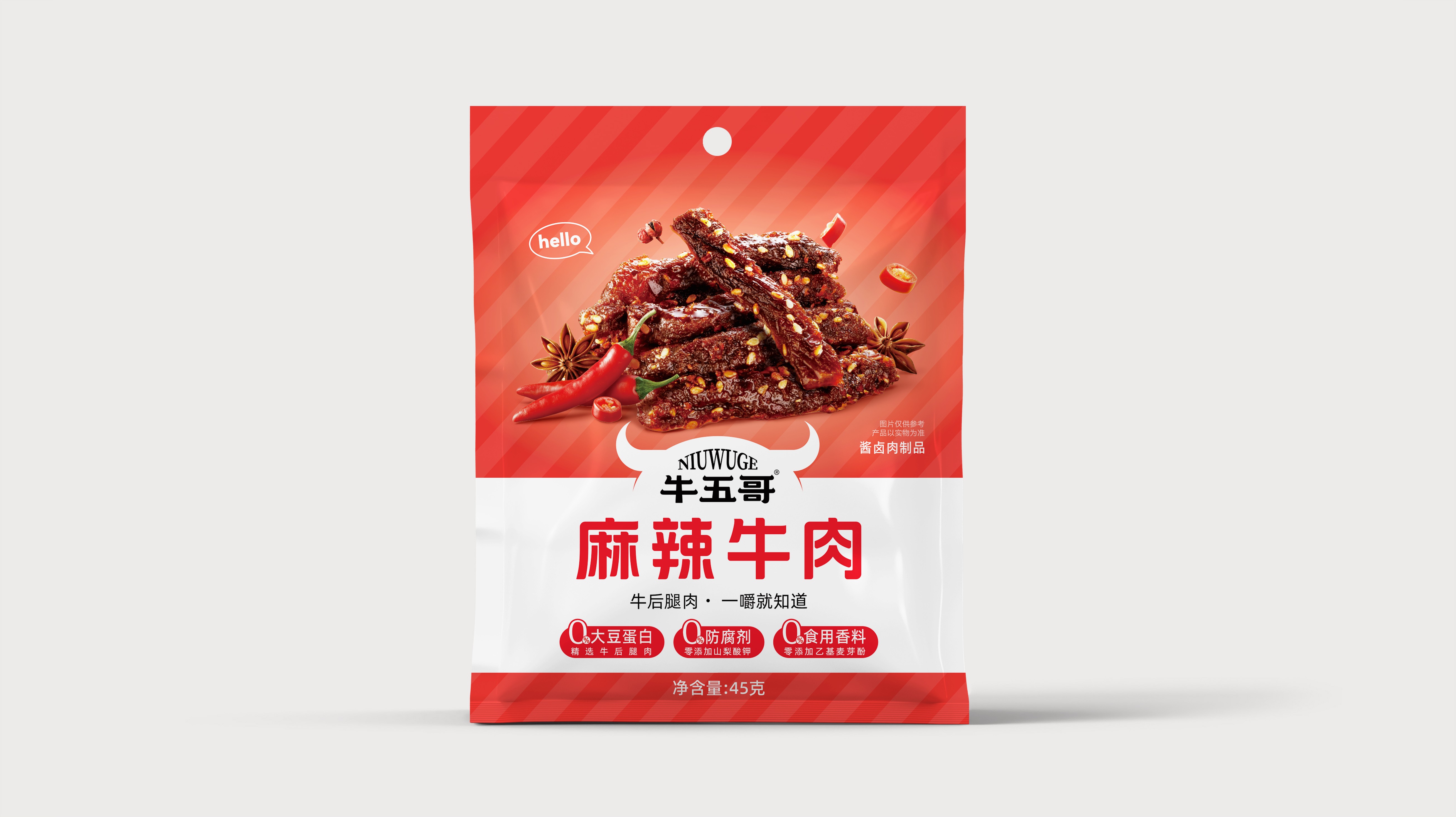 四喜案例“牛五哥”牛肉干：用包裝設(shè)計撬動貨架競爭力，打造高復(fù)購零食品牌(圖5)