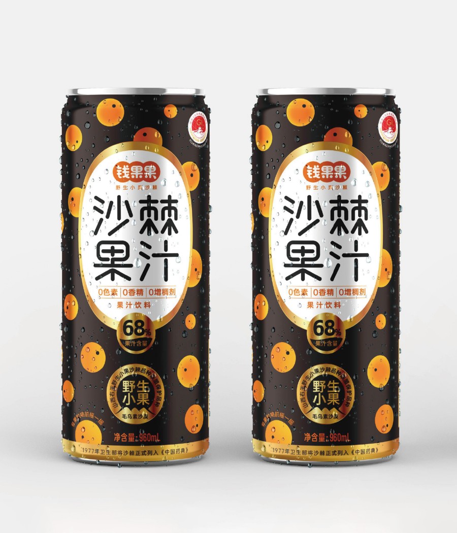 錢果果野生小果沙棘品牌包裝策劃設(shè)計(jì)(圖1)
