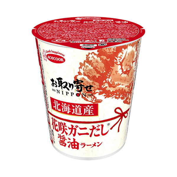 食品包裝設(shè)計欣賞訂購北海道產(chǎn)開花蟹高湯醬油拉面王牌廚師包裝設(shè)計欣賞(圖1)